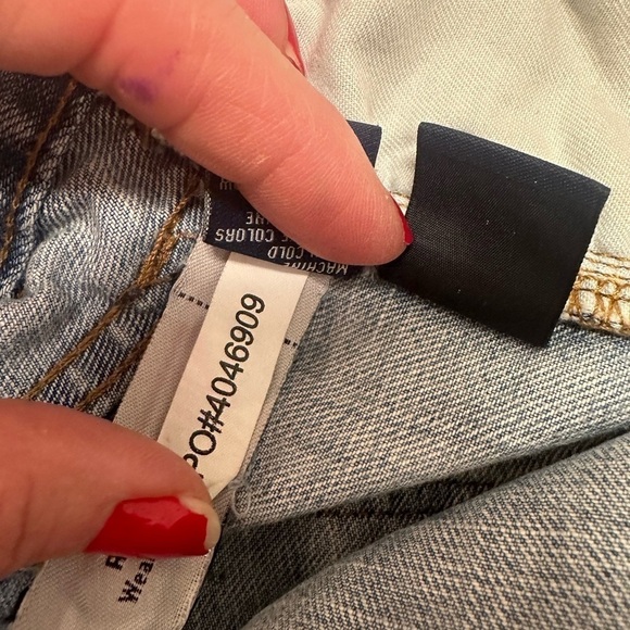 Madewell Women's Boyshorts Shorts Destroyed Rip & Repair Edition Size 27 - Picture 10 of 14